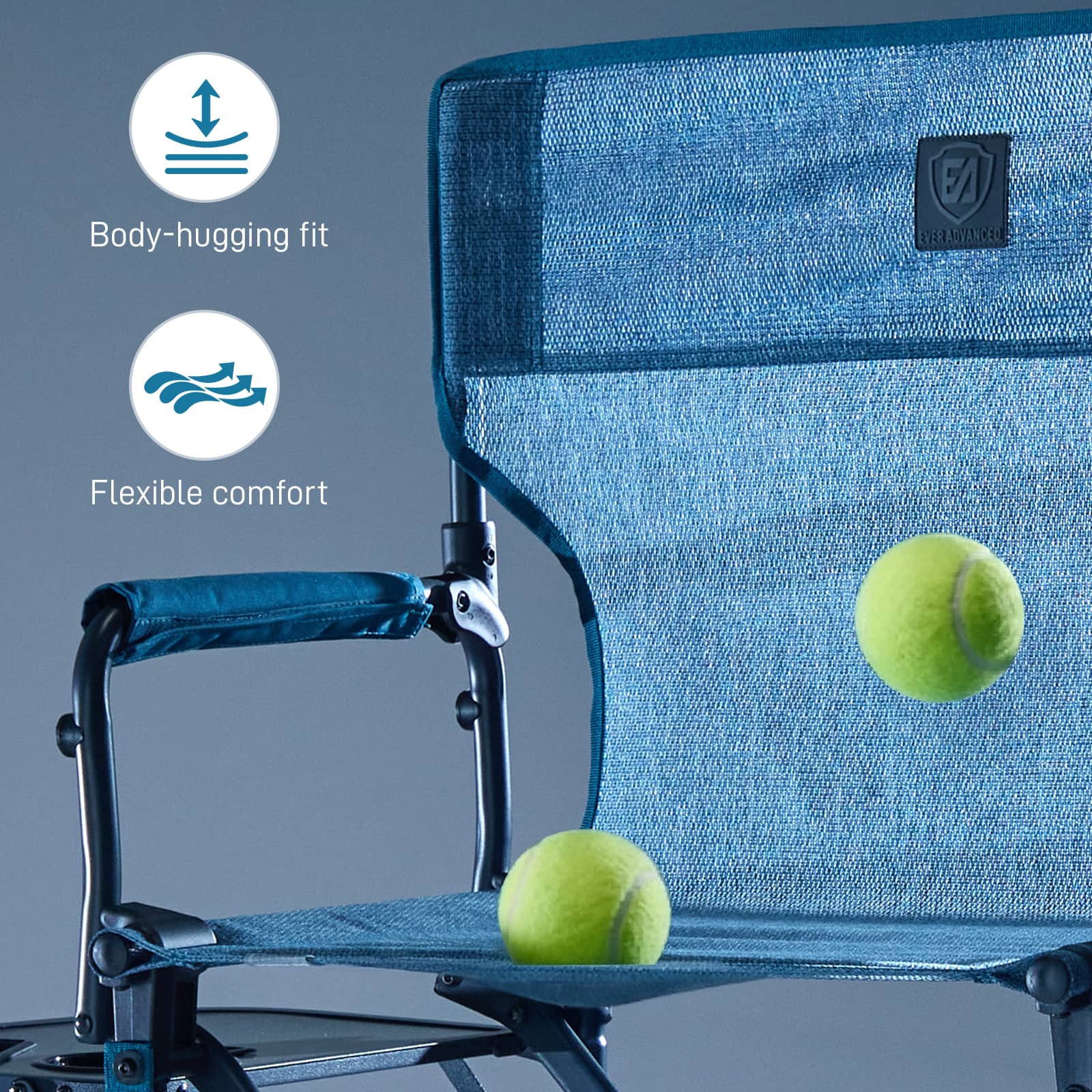 Portable Tall Folding Camping Chair