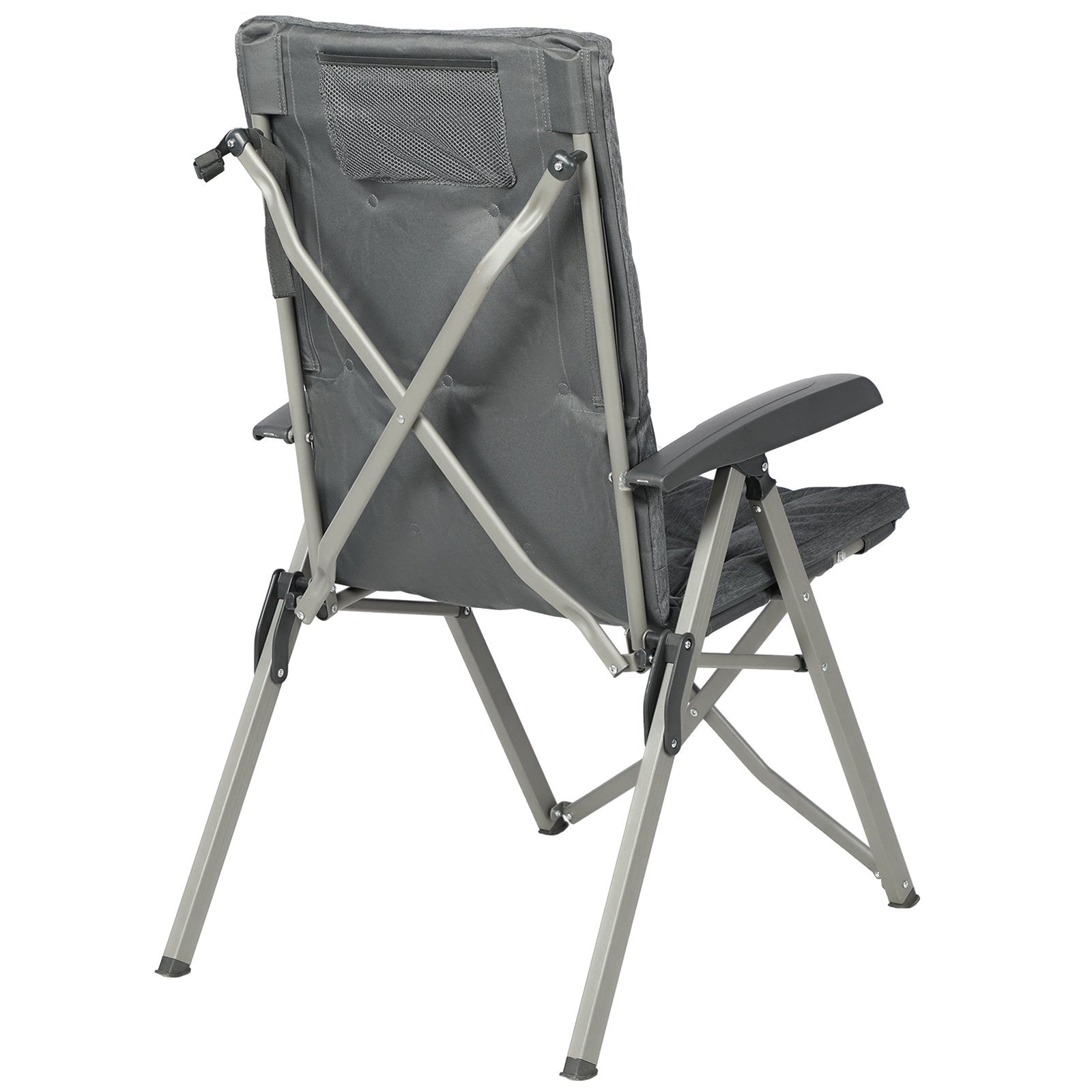 Folding Recliner Camping Chair with Adjustable High Back
