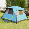 EVER ADVANCED - 6 Person Instant Blackout Camping Tent - Blue