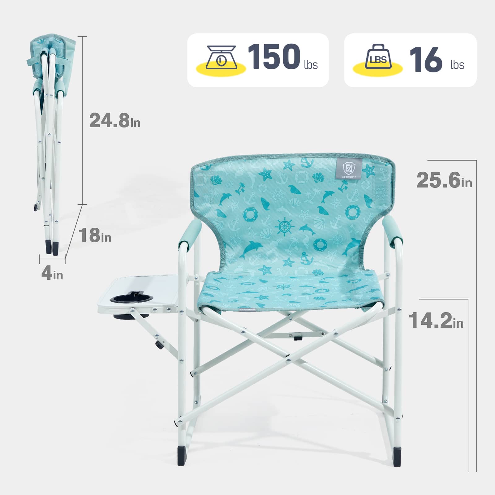 EVER ADVANCED Kids Directors Chair