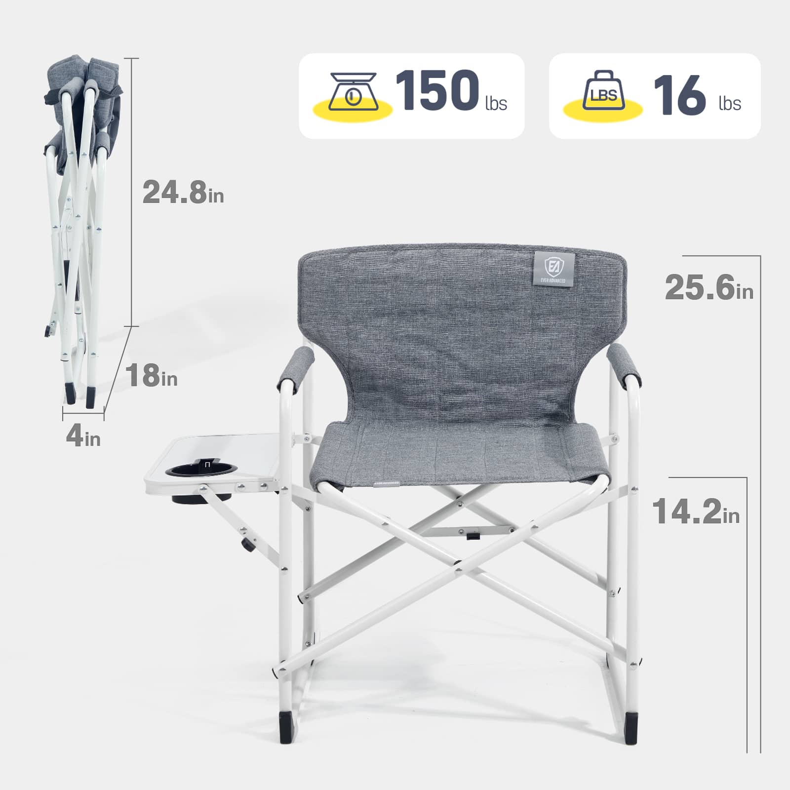 EVER ADVANCED Kids Directors Chair