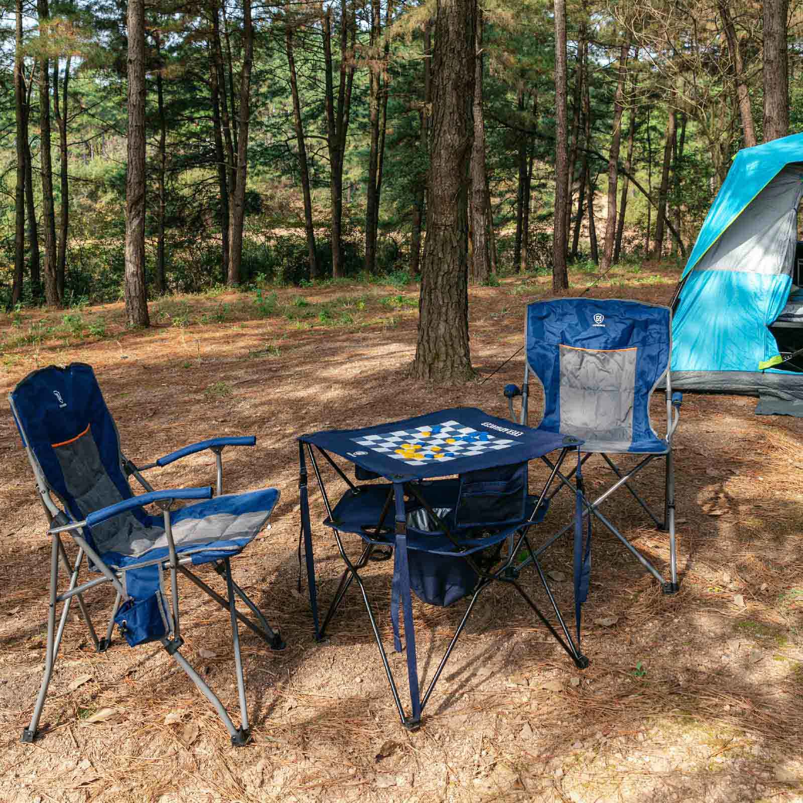 Camping Picnic Table With Cooler