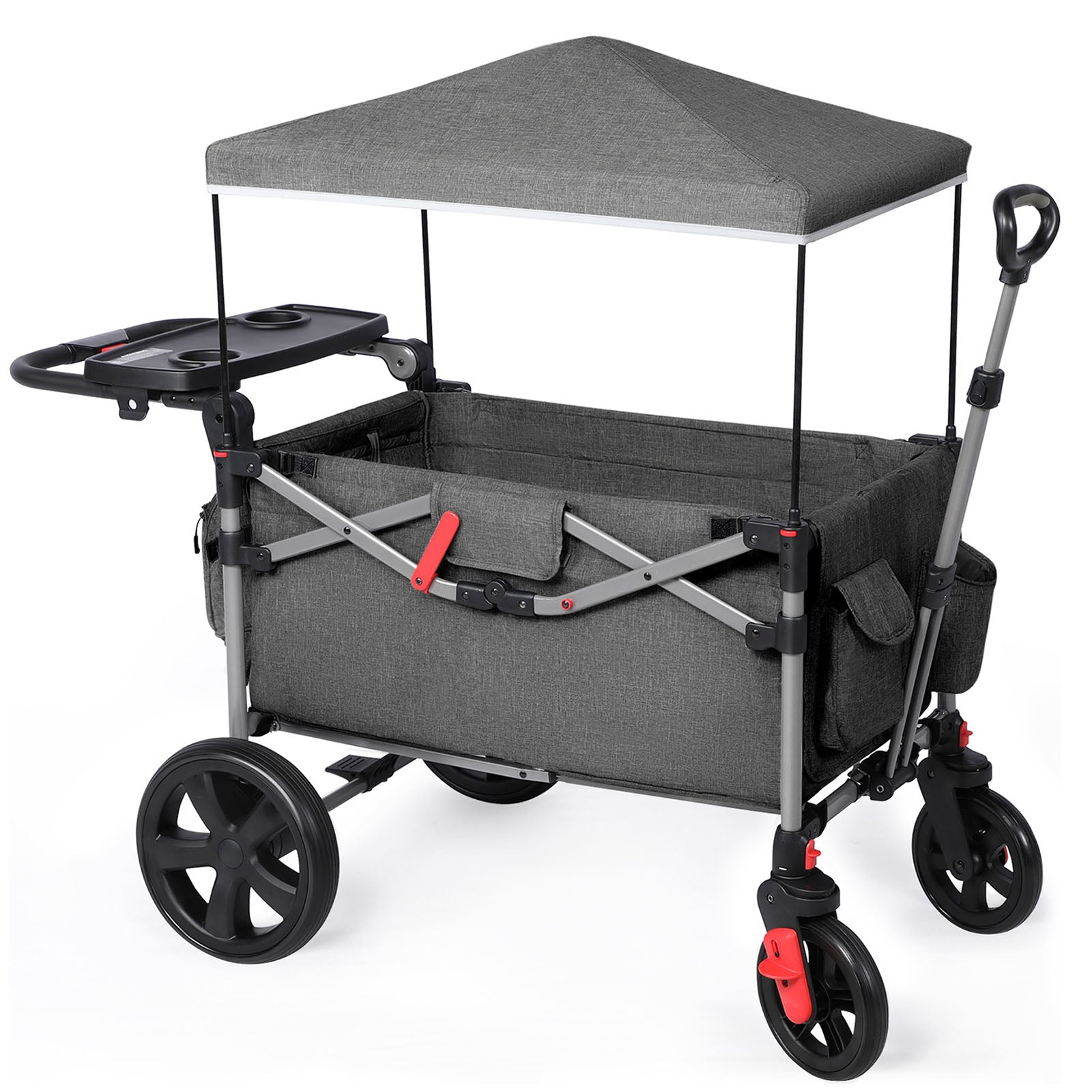 EVER ADVANCED - All Terrain Stroller Wagon - Black
