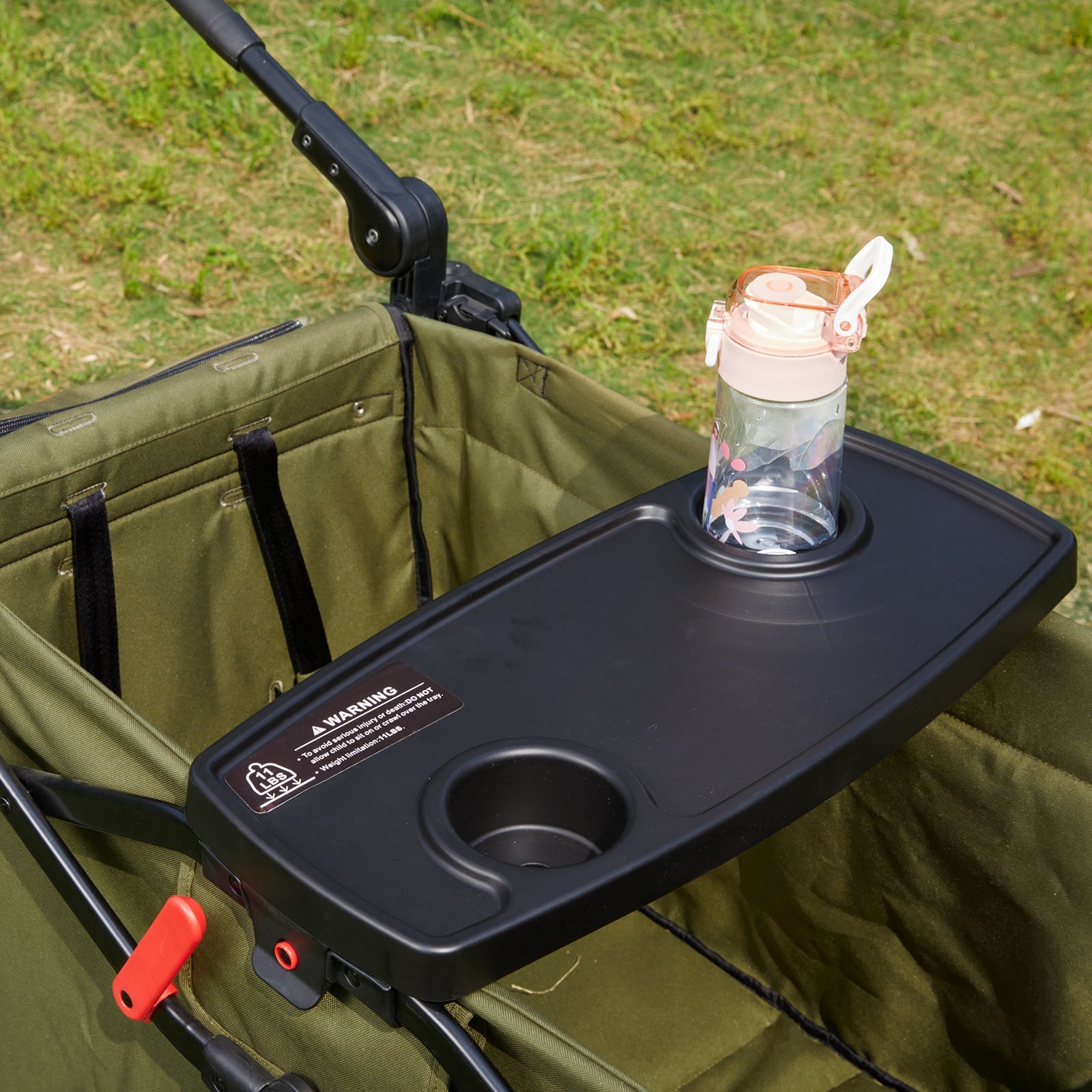 EVER ADVANCED - All Terrain Stroller Wagon - Olive Green