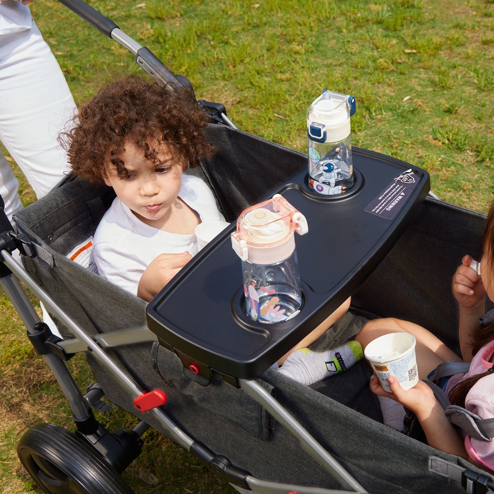 EVER ADVANCED - All Terrain Stroller Wagon - Black