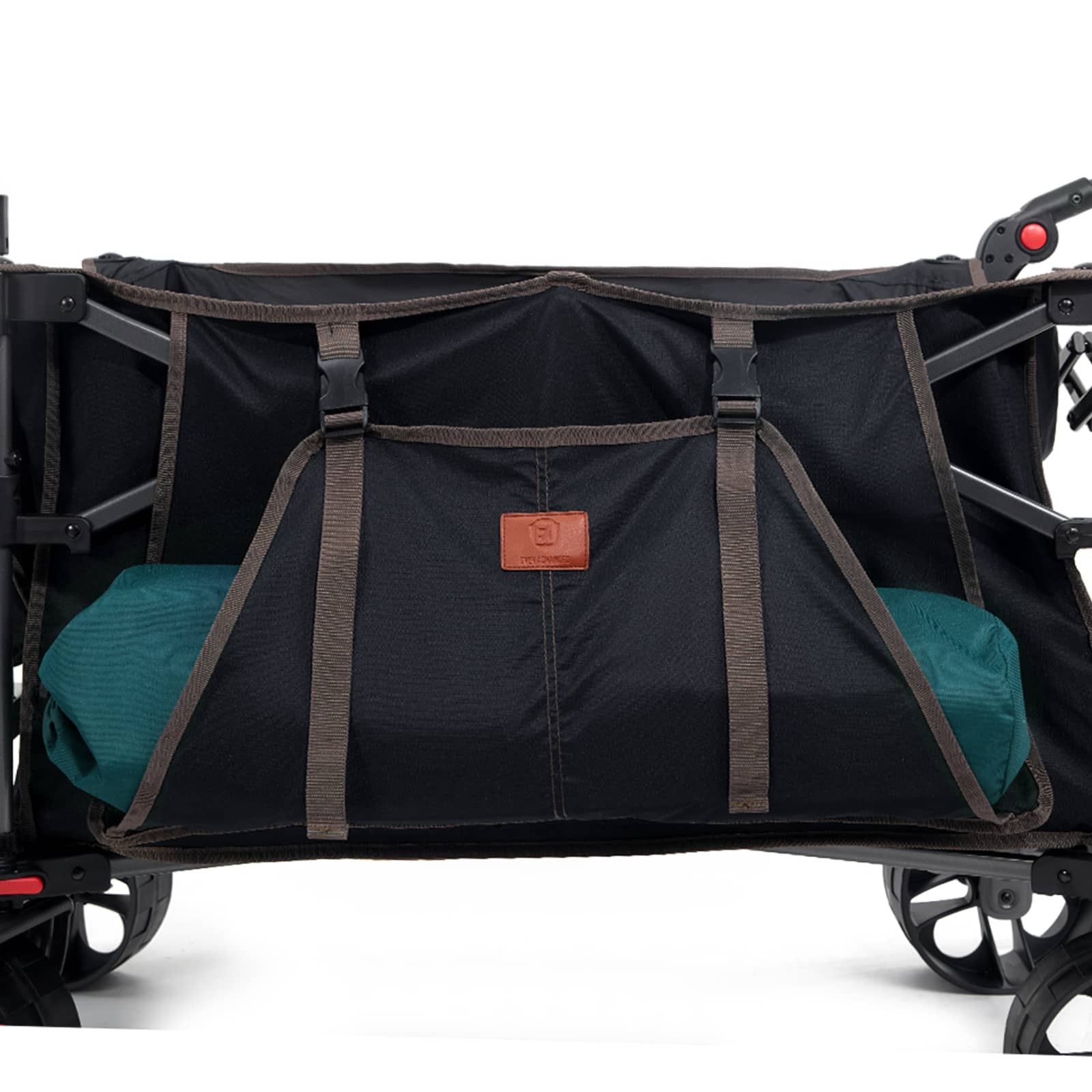 EVER ADVANCED - Folding Camping Push Wagon - Black