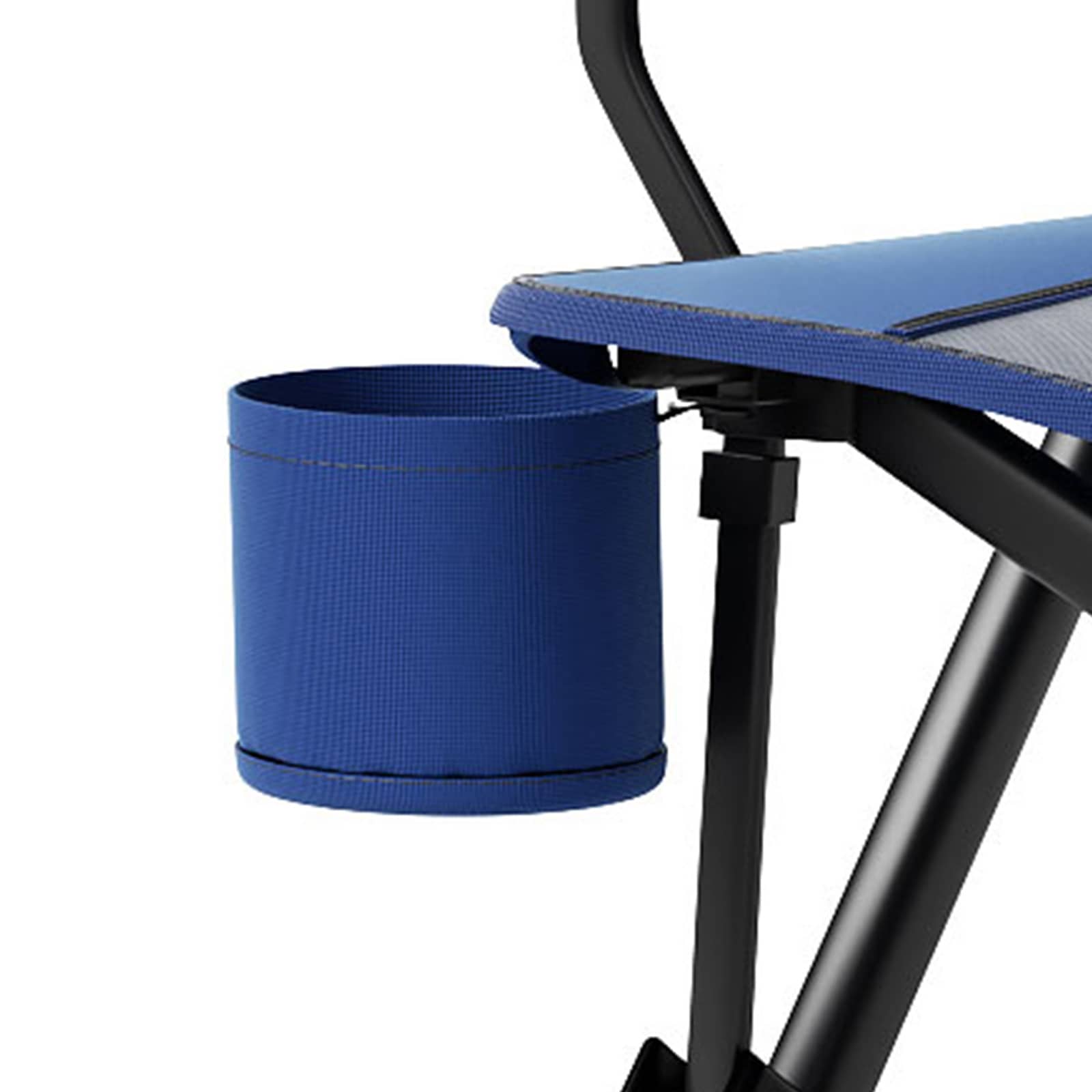 EVER ADVANCED - Oversized Lumbar Support Folding Camping Chair - Blue