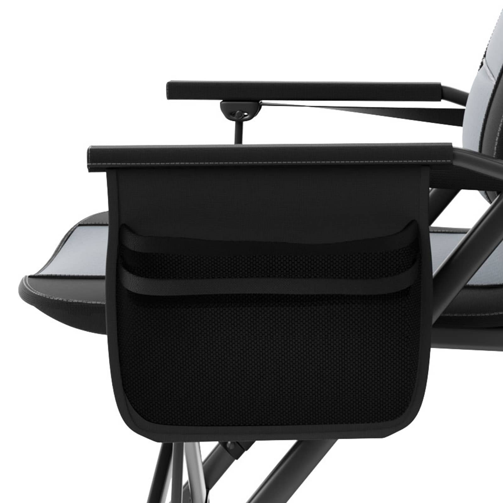 EVER ADVANCED - Oversized Lumbar Support Folding Camping Chair - Blue