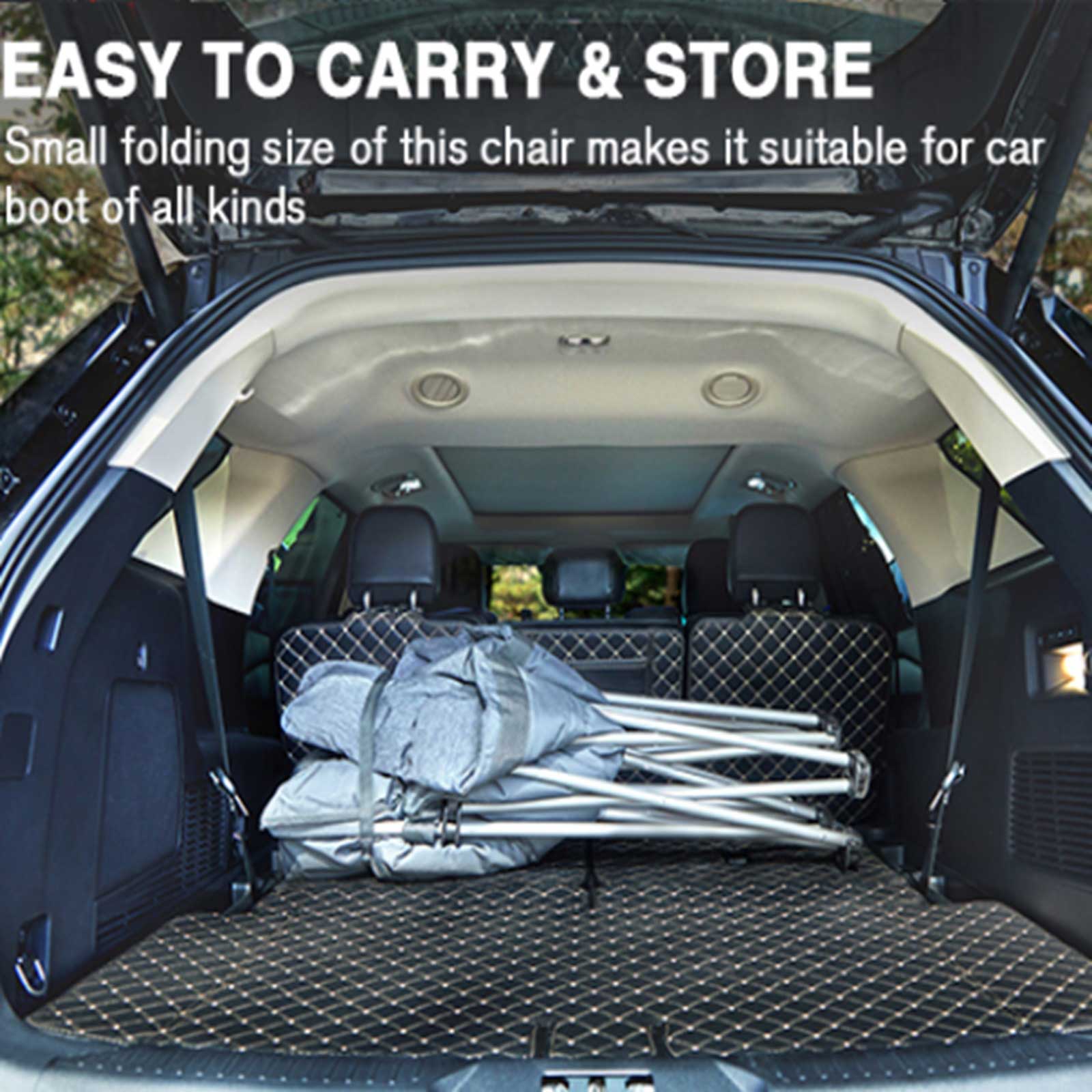 EVER ADVANCED - Padded double Camping Chair -