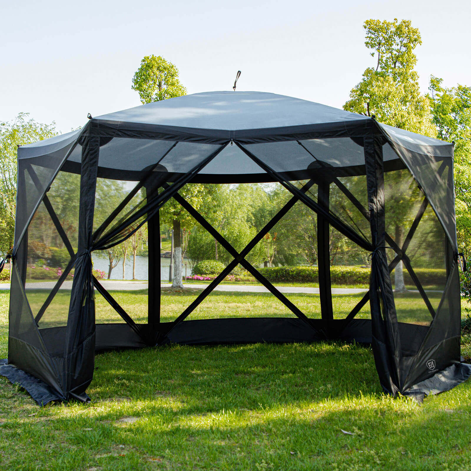 canopy pop up tent EVER ADVANCED Pop Up Gazebo 11.5' x 10'