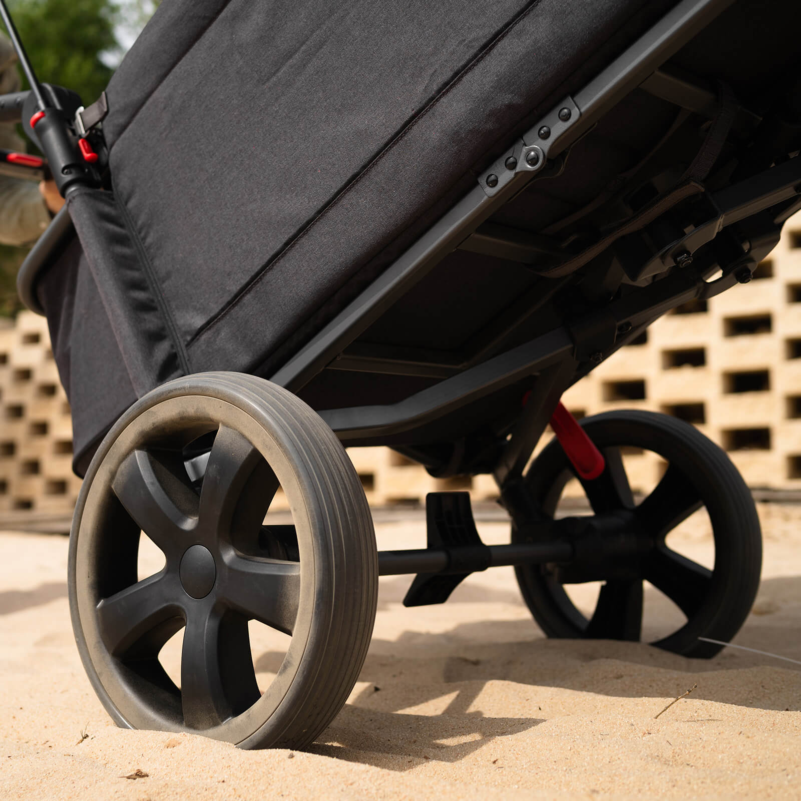 EVER ADVANCED - Side - Unzip Wagon Stroller - Grey