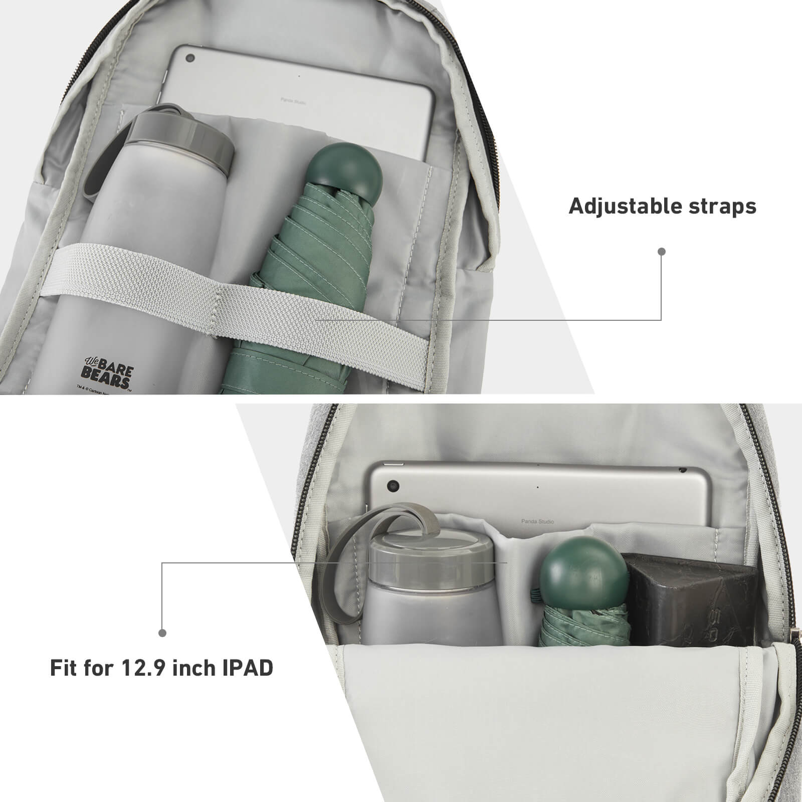 EVER ADVANCED - Sling Bag - Light Grey