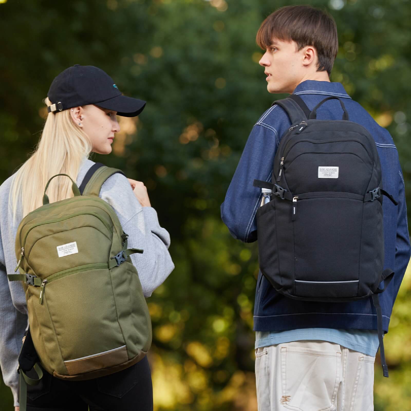 EVER ADVANCED - Travel Laptop Backpack - Olive Green