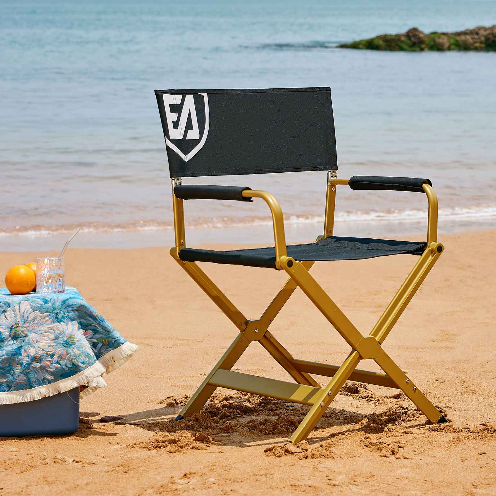 ViviFold Aluminum Lightweight Directors Chair - EVER ADVANCEDDirectors ChairsGold