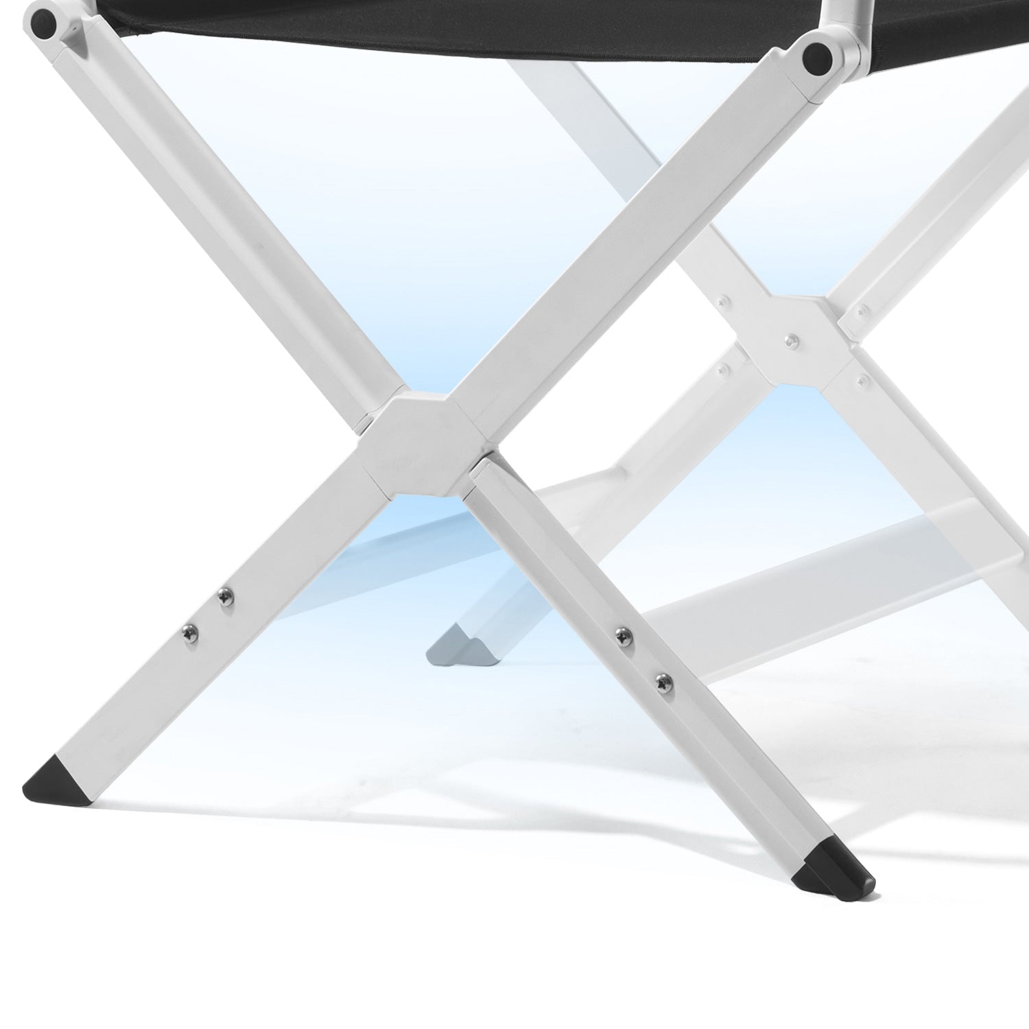 ViviFold Aluminum Lightweight Directors Chair - EVER ADVANCEDDirectors ChairsWhite