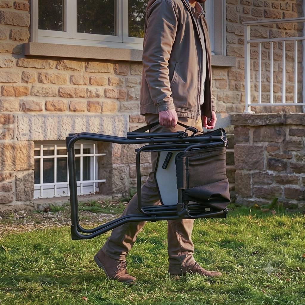 Portable Tall Folding Camping Chair