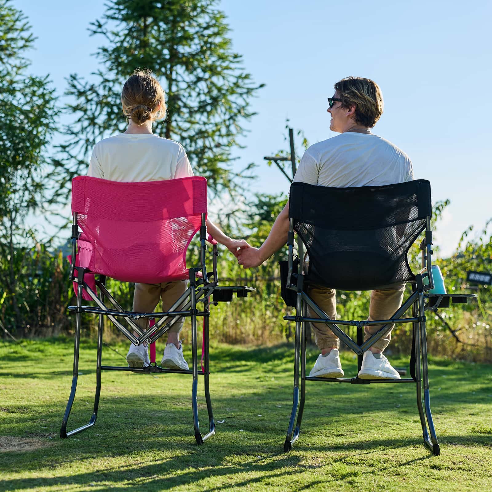 Portable Tall Folding Camping Chair