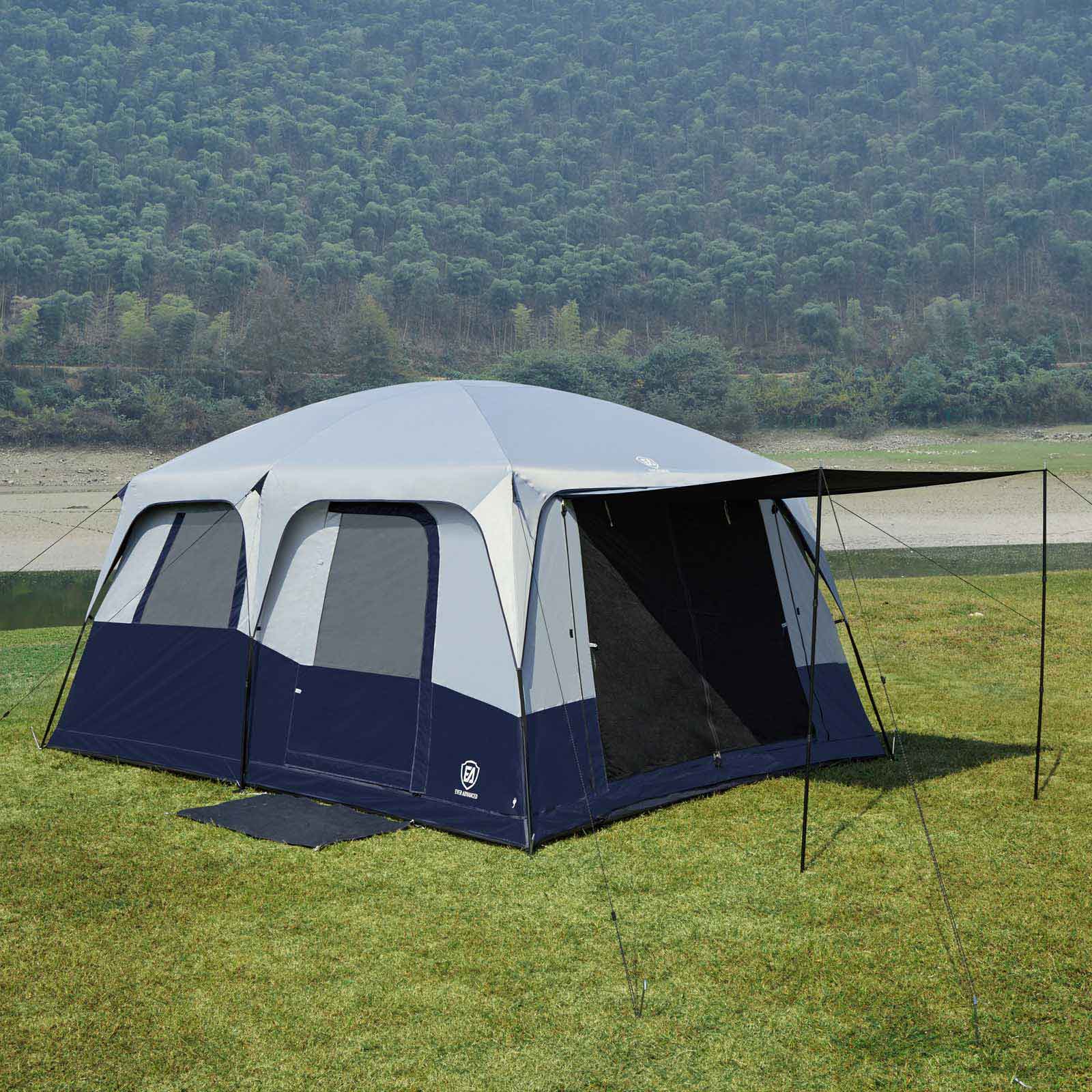10 Persons Blackout Tent With Porch
