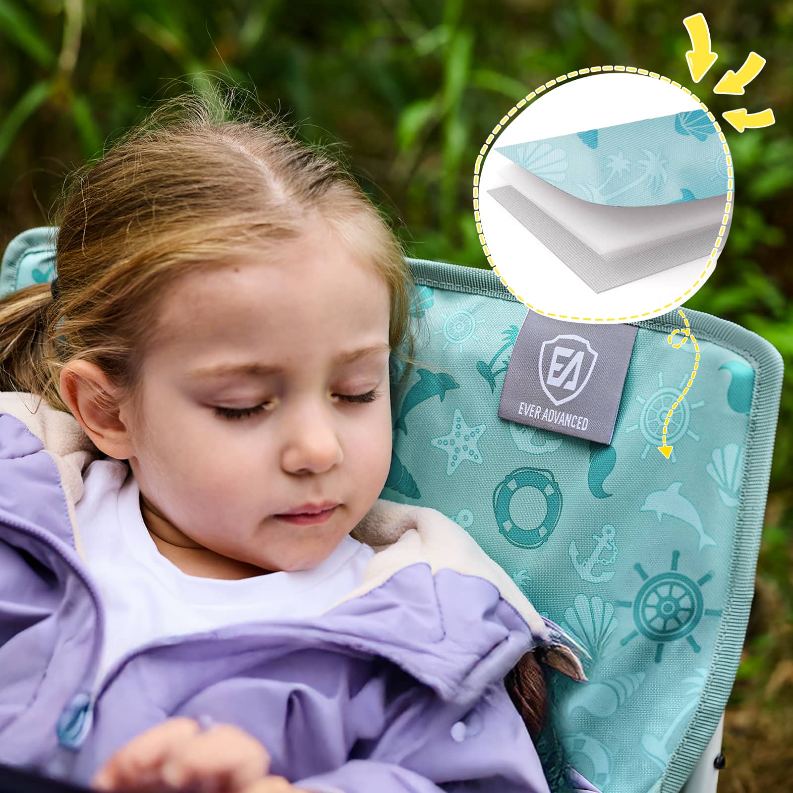 EVER ADVANCED Kids Camping Chair