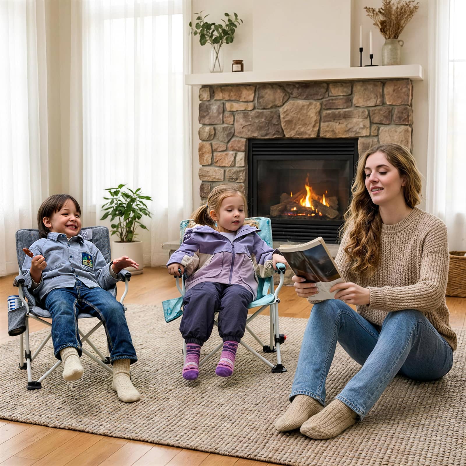 EVER ADVANCED Kids Camping Chair