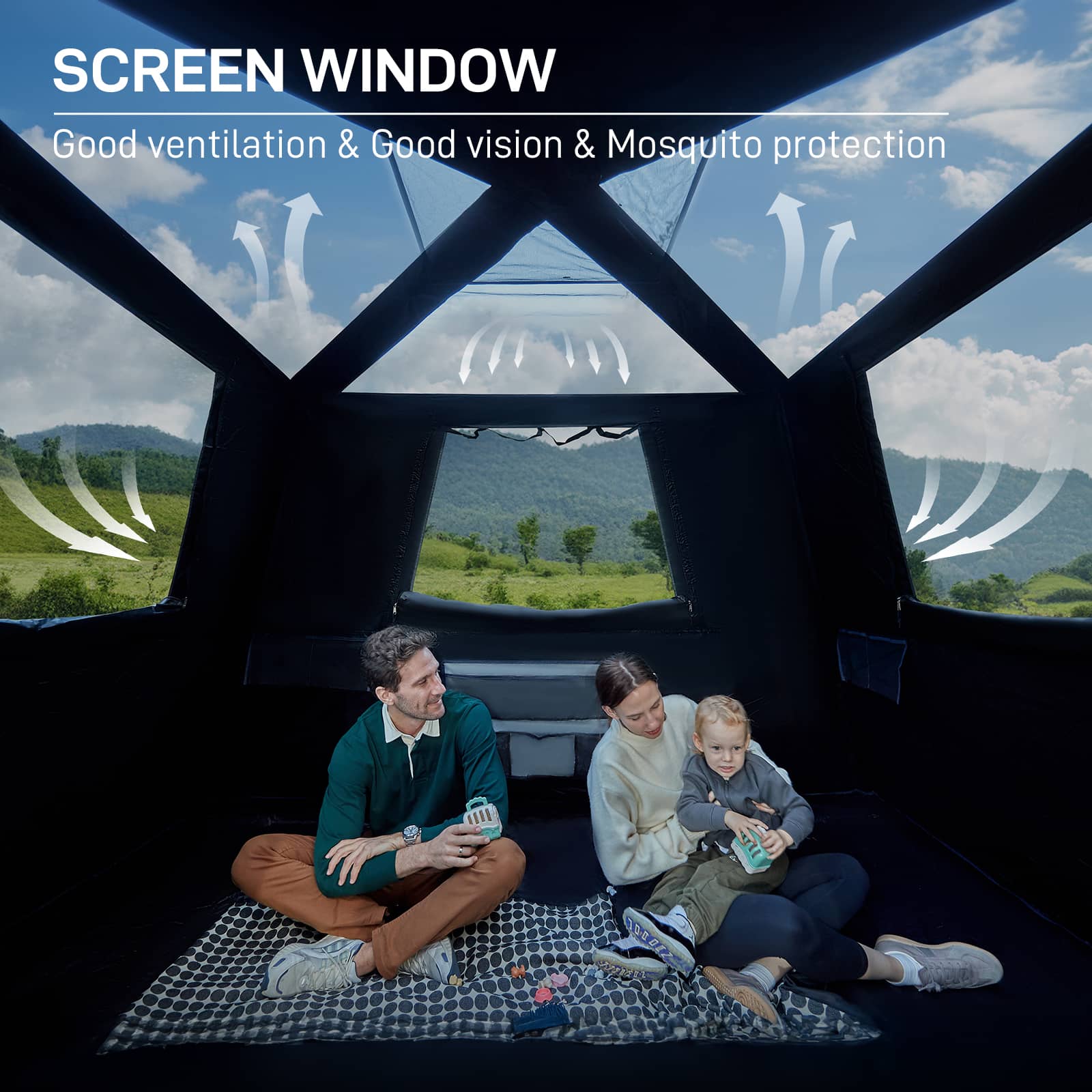 6 Person Instant Blackout Tent