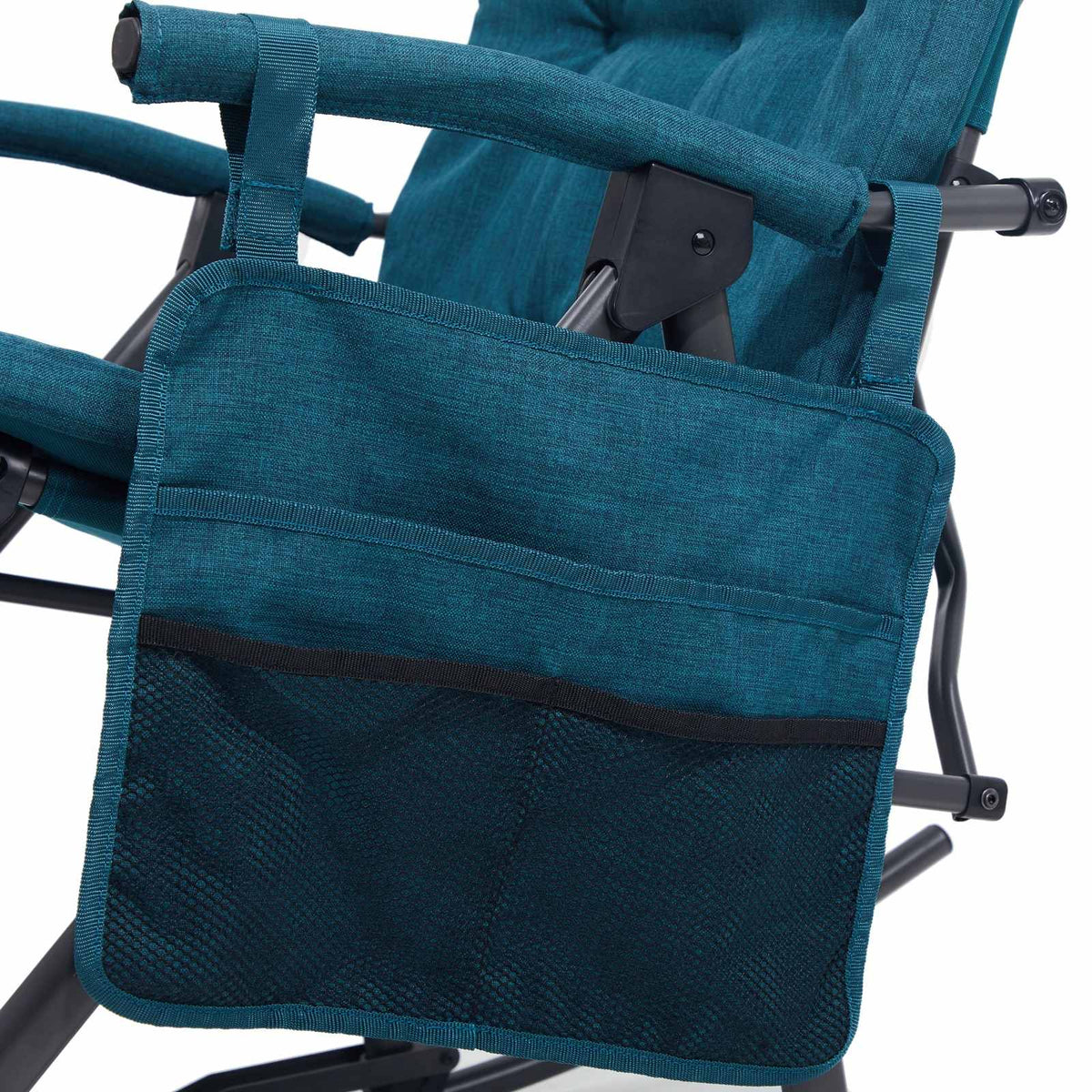 EVER ADVANCED - Collapsible Patio Rocking Camping Chair - Green