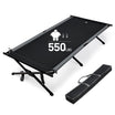 EVER ADVANCED - Emergency Oversized Sleeping Cot - Black