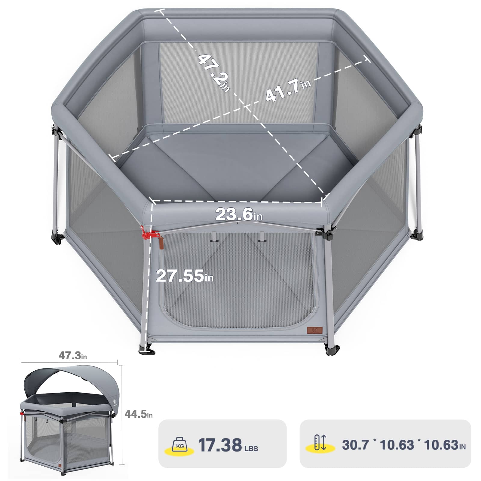 EVER ADVANCED - Ever Advanced Foldable Baby Playpen -