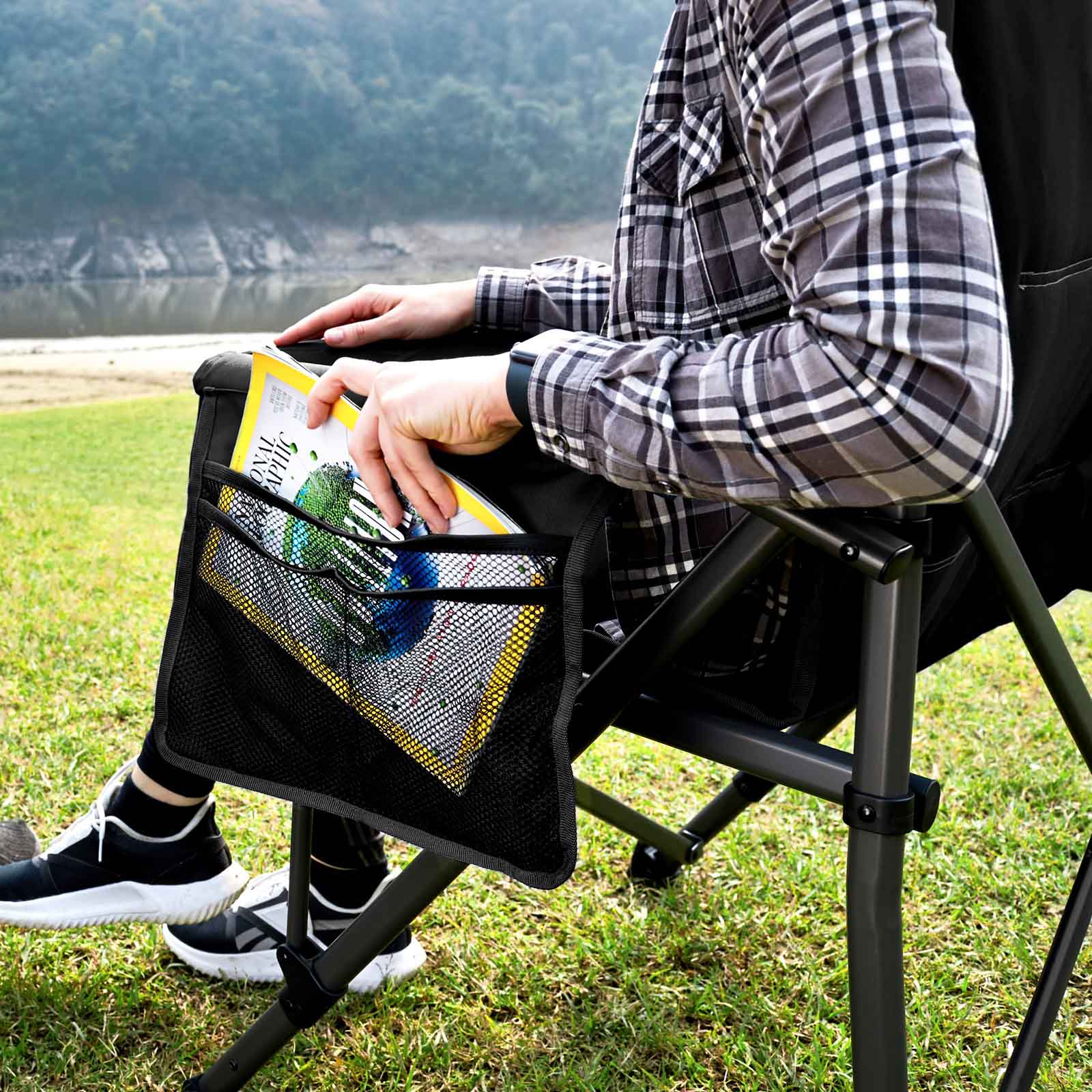 Oversized Camping Chair - EVER ADVANCEDCamping ChairsBlack