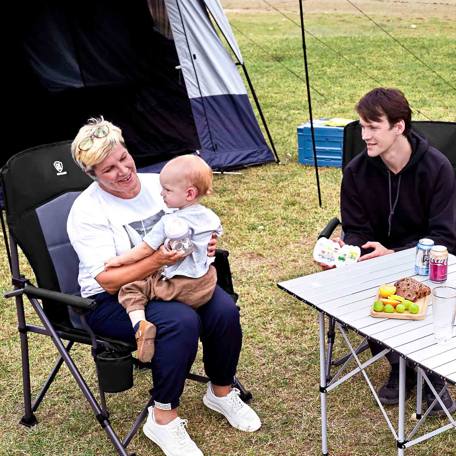 Oversized Camping Chair - EVER ADVANCEDCamping ChairsBlack