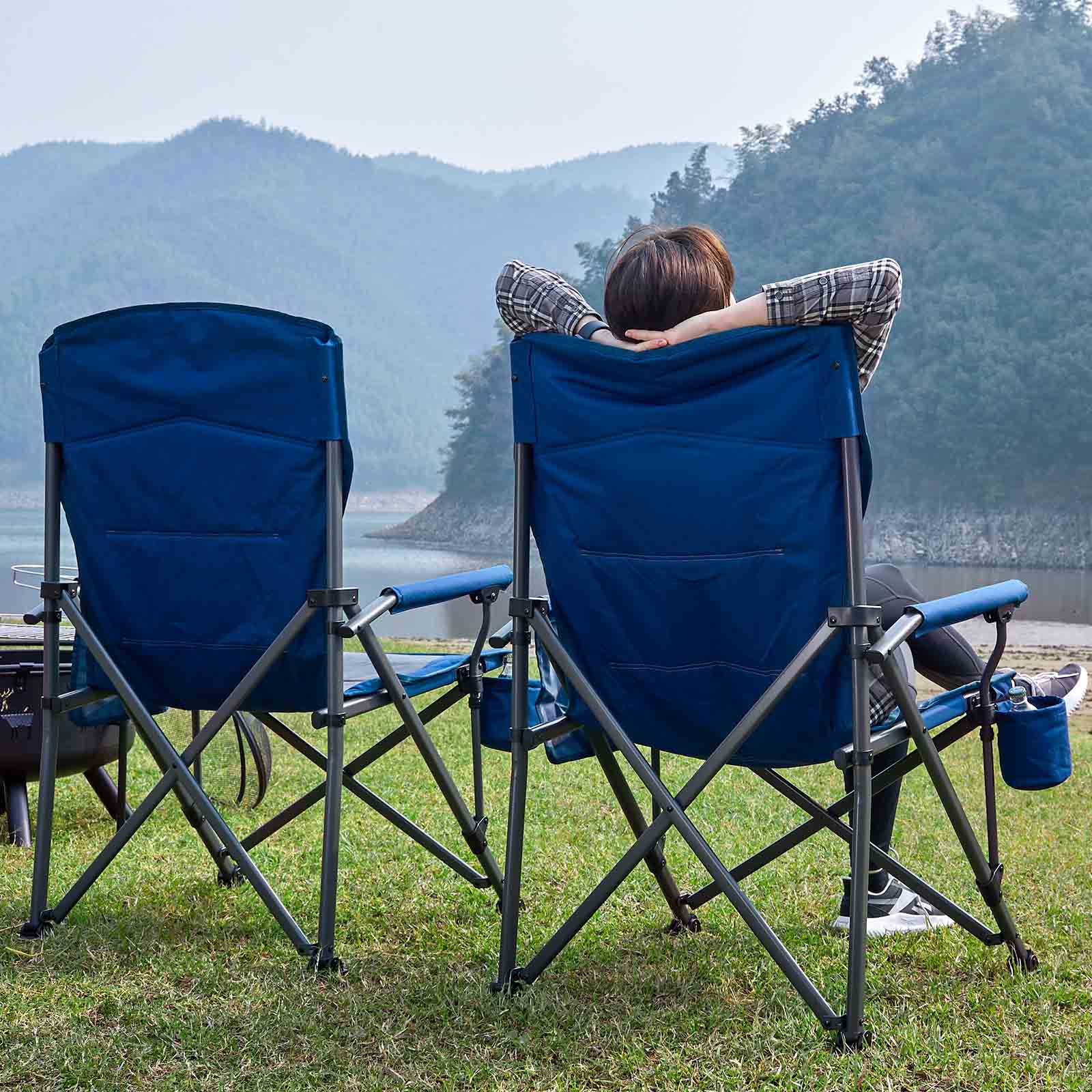 Oversized Camping Chair - EVER ADVANCEDCamping ChairsBlue