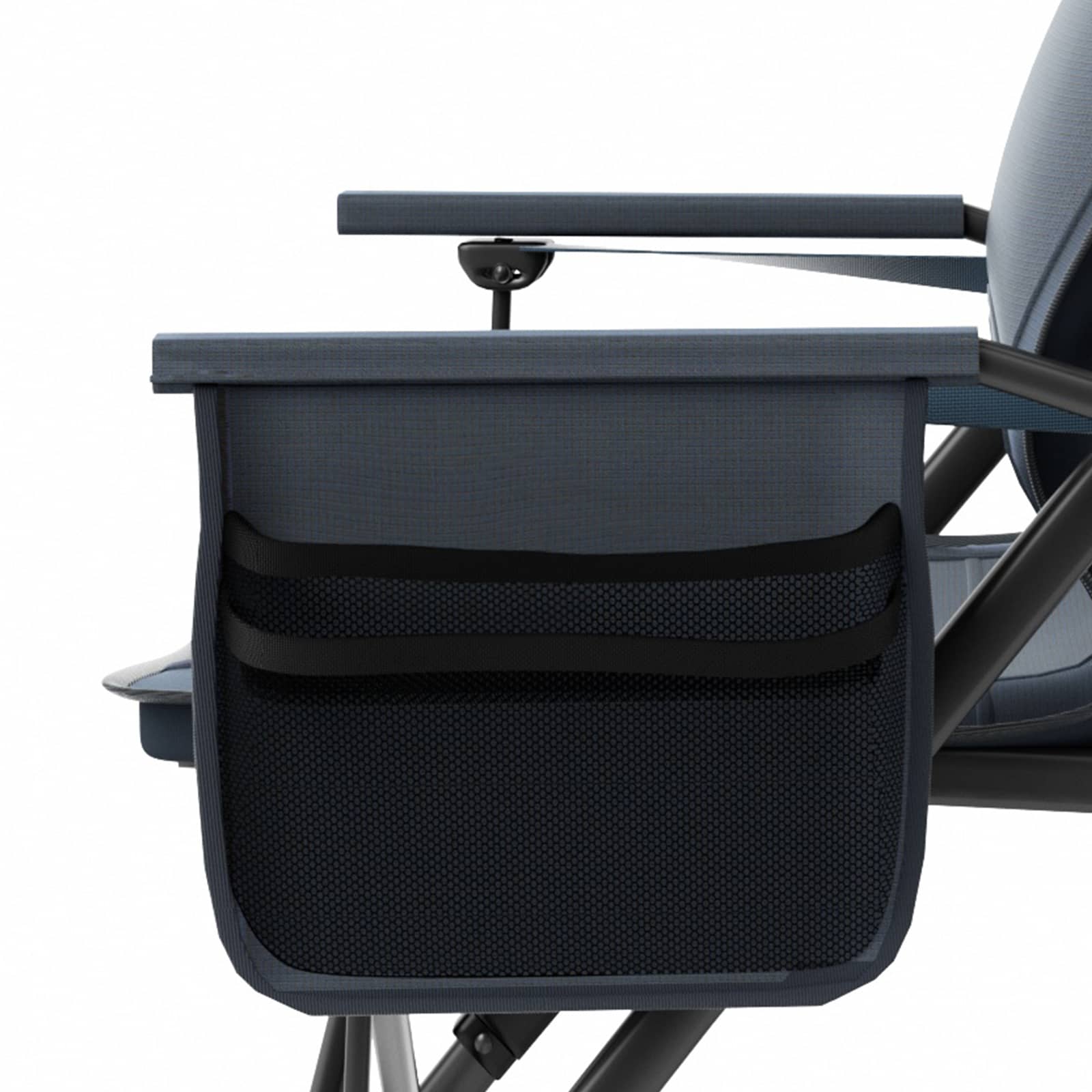 EVER ADVANCED - Oversized Lumbar Support Folding Camping Chair - Gray