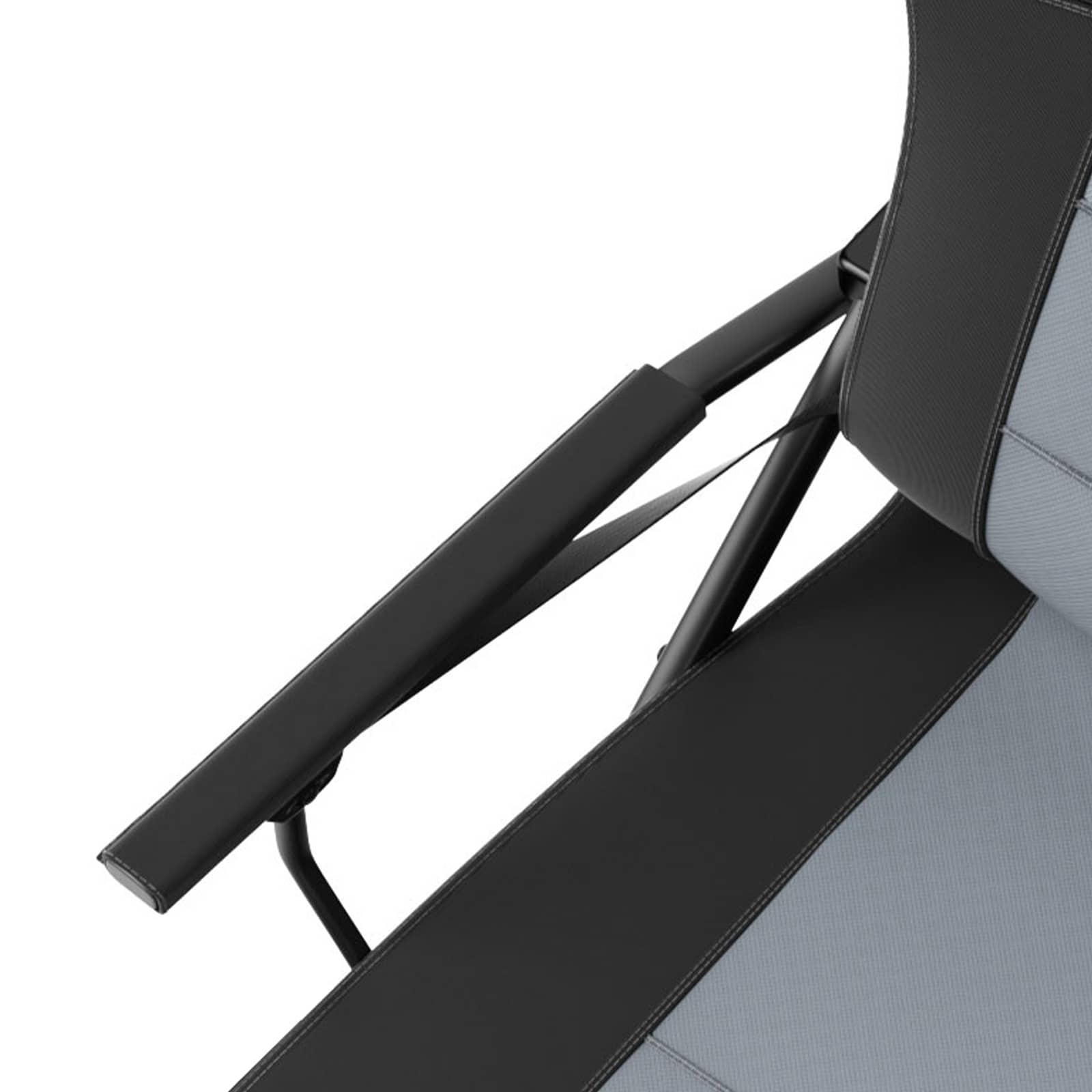 EVER ADVANCED - Oversized Lumbar Support Folding Camping Chair - Blue