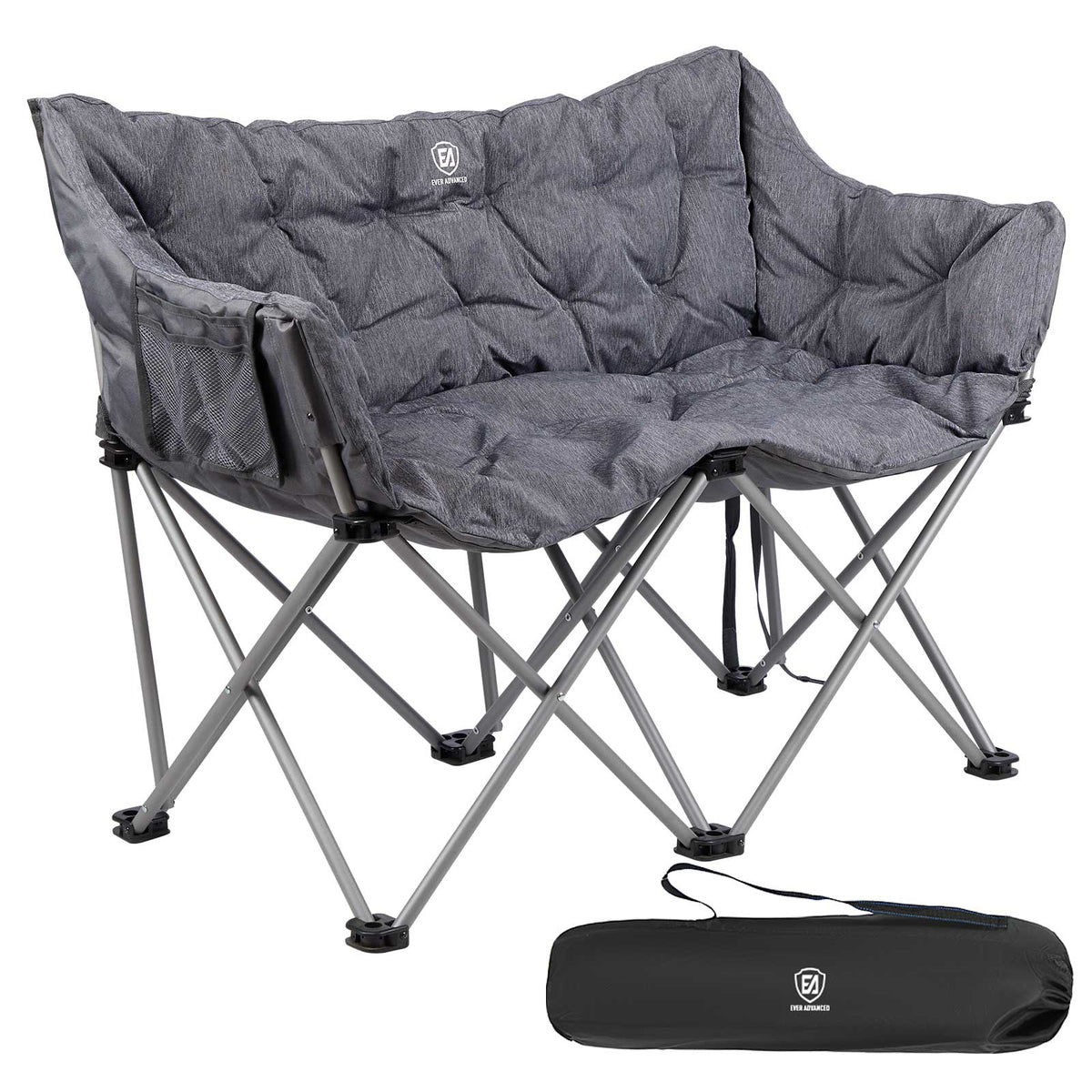 ever advanced campingstuhl 2 personen Padded double Camping Chair
