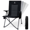 EVER ADVANCED - Reclining Camping Chairs - Black