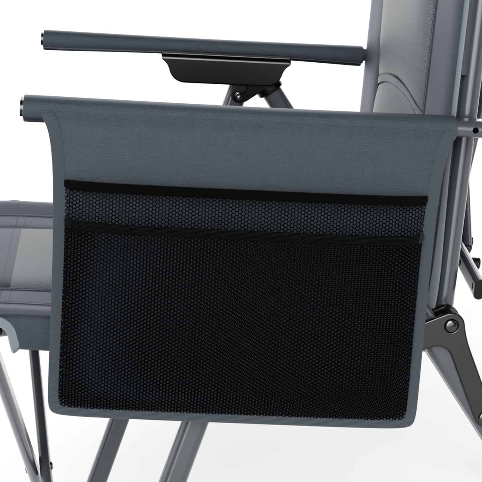 EVER ADVANCED - Reclining Camping Chairs - Gray