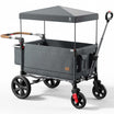 Side - Unzip Wagon Stroller - EVER ADVANCEDWagon StrollerGrey